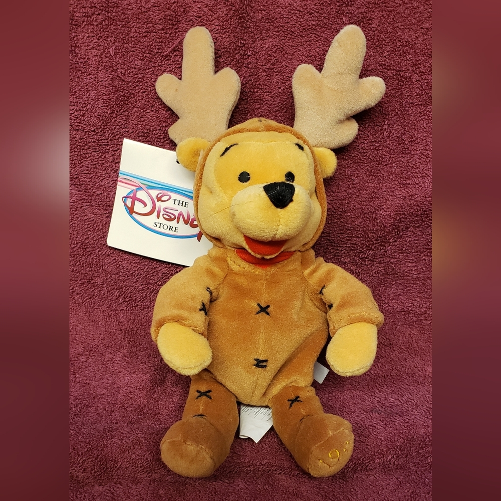 NWT Disney Reindeer Pooh plush